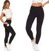 Glatte Damen Sport Leggings mit Taschen und hoher Taille, Produktbild-Vorschau 11