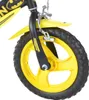 Close-up of the front wheel and fork of a child's bicycle. Anteprima dell’immagine prodotto