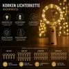 LED Flaschenlichterkette mit Korken – 20er Set, je 2 m, 20 Produktbild-Vorschau 2