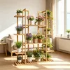 WISFOR Bloemenstandaard, bloemenrek met 9 planken, EXTRA Productafbeelding-voorbeeld 4