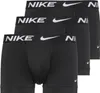 Three black Nike boxer briefs are stacked on top of each other. Produktbild-Vorschau