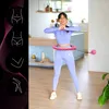 Hula hoop de massage ONE Fitness OHA02 avec poids rose Voir les images du produit 13