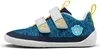A single blue children's shoe with yellow accents and a penguin logo is shown against a white background. Produktbild-Vorschau