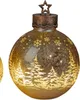 formano LED Deko-Kugel Frosty Gold 35 cm Glaskugel in Produktbild-Vorschau 4