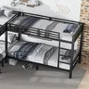 A bunk bed with bedding is shown in a room setting. Produktbild-Vorschau