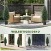 HOMCOM Künstliche Zypressen 2er-Set groß 90 cm UV-beständig Produktbild-Vorschau 6