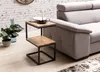 Beistelltisch AKOLA S-Form Massiv-Holz Akazie / Metall 45 x 60 x 30 cm Náhled obrázku produktu
