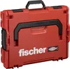 A red tool case with black accents and branding. Náhled obrázku produktu