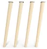 4x sossai Holzfüße rund - schräge Ausführung 71cm Buche Produktbild-Vorschau 2