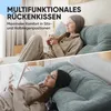 Björn&Schiller Rückenkissen türkis-grau, 200 cm - Produktbild-Vorschau 2