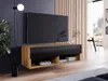 Tavolino per TV CALIBURI 100 - rovere wotan / nero lucido Anteprima dell’immagine prodotto 3