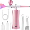 Airbrush, Spritzpistole Set 30PSI mit Kompressor, Tragbares Produktbild-Vorschau 1