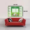 XXL Fussball WM 2026 Planer - 100x140  cm Produktbild-Vorschau 2