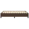 vidaXL Box spring bed frame brown 140x200 cm Imitace kůže Náhled obrázku produktu 5