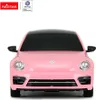 Front view of a pink remote-controlled Volkswagen Beetle toy car. Náhled obrázku produktu