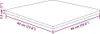 vidaXL Plateau de table carré brun foncé 60x60x2,5cm Chêne Voir les images du produit 3
