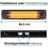 Echos Heizstrahler | mit Fernbedienung | Timer | 3 Produktbild-Vorschau 6