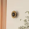 Lindby LED-Wandleuchte Tiama, Metall, schwarz/gold, Ø 20 cm Produktbild-Vorschau 3