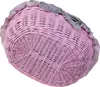 Einkaufskorb / Geschenkkorb aus Weide, Rosa 42x34 H23/36 Produktbild-Vorschau 5