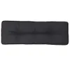 vidaXL Palettenkissen Schwarz 120x40x12 cm Stoff Produktbild-Vorschau 1