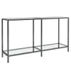 vidaXL Tavolino da salotto trasparente 140x35x75,5 cm in Anteprima dell’immagine prodotto 1