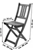 Balkonmöbel Set 3tlg Akazie Klapptisch 60 x 60 cm BLOOM Produktbild-Vorschau 7