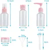 Intirilife Flaschen Set in ROSA TRANSPARENT – Mehrteiliges Produktbild-Vorschau 2