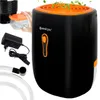 A collage of a dehumidifier and its accessories, including a power adapter and a hose. Anteprima dell’immagine prodotto