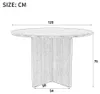 AIORBER Runder Esstisch 120 cm Holzoptik Holztisch Küche Produktbild-Vorschau 7