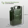 3x Kraftstoffkanister Olivgrün 10 Liter inkl. 1x Ausgießer Produktbild-Vorschau 3