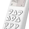 A close-up view of the keypad and screen of a white wireless phone. Anteprima dell’immagine prodotto