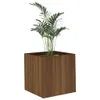 vidaXL Jardinière brune imitation chêne 40x40x40 cm bois Voir les images du produit 4