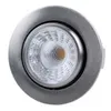 3er Set LED Einbaustrahler silber IP44 60mm – dimmbar & Produktbild-Vorschau 3
