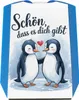 Pinguine mit Herz Parkscheibe - Schön, dass es dich gibt Produktbild-Vorschau 1