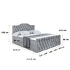 ALTDECOR Boxspringbett mit Fußteil, H3 Matratze und Topper Produktbild-Vorschau 6