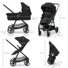 Kočík Kinderkraft Combi 3 v 1 Classic Black s autosedačkou Náhľad obrázku produktu 9