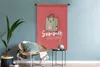 MuchoWow® Wandteppich Wandbehang Sommer - Koffer - Grau Produktbild-Vorschau 5