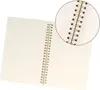 4 STK Notizbuch A5 Spirale Notizblock, Kraft Cover Produktbild-Vorschau 4