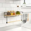 Vilde | Papieren handdoekhouder - met plank - zwart - van Productafbeelding-voorbeeld 5