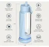 WaterH VITA Smart Trinkflasche Seashell Blau Produktbild-Vorschau 2