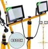 LED reflektor 2 × 50W, 6500K, s nastaviteľným statívom Náhľad obrázku produktu 1