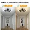 Lampada a soffitto E27 6 Flamming, plafoniera retrò senza Anteprima dell’immagine prodotto 2
