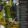 KESSER® Campingstuhl faltbar bis 150 kg Angelstuhl Produktbild-Vorschau 2