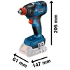 Profi-Set 18V:  GSB 18V-45 + GDX 18V-200 + GWS 18V-7 (blau, Produktbild-Vorschau 3