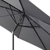 DEGAMO Marktschirm 300cm grau knickbar, mit Kurbel, Produktbild-Vorschau 5