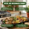 Kitchenbear - Grillplatte aus Gusseisen inkl. Silikonmatte Produktbild-Vorschau 4