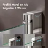 doporro Double Portes de Douche à L'italienne Opaque Voir les images du produit 6
