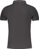 Herren Kurzarm-Poloshirt Schwarz mit Dreifarbigem Produktbild-Vorschau 2