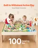 VEVOR Houten activiteitentafel, 120-delig, met inklapbare Productafbeelding-voorbeeld 5