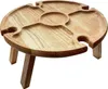 Klappbarer Weintisch für Picknick - Holz Produktbild-Vorschau 1